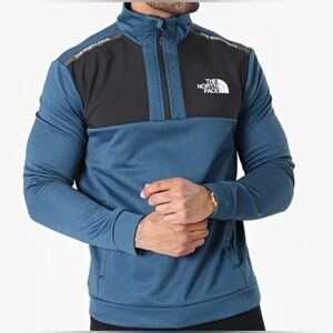 New NWOT The North Face 1/4 Zip Men’s XS Extra Small Pullover Sweatshirt Shirt